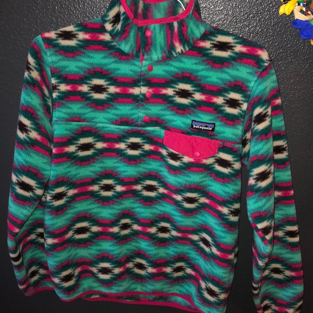 Patagonia synchilla half button pullover